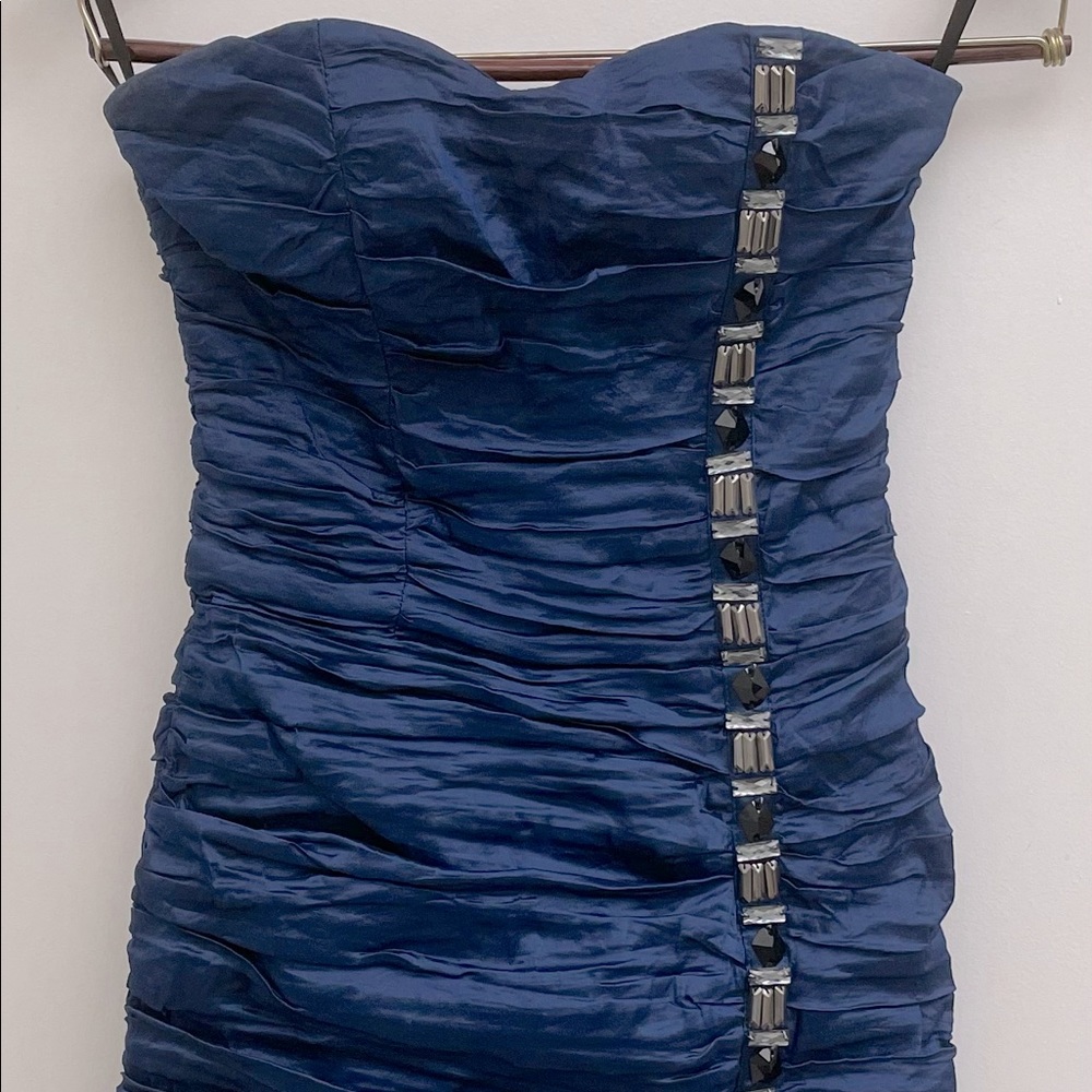 Bebe navy blue minidress